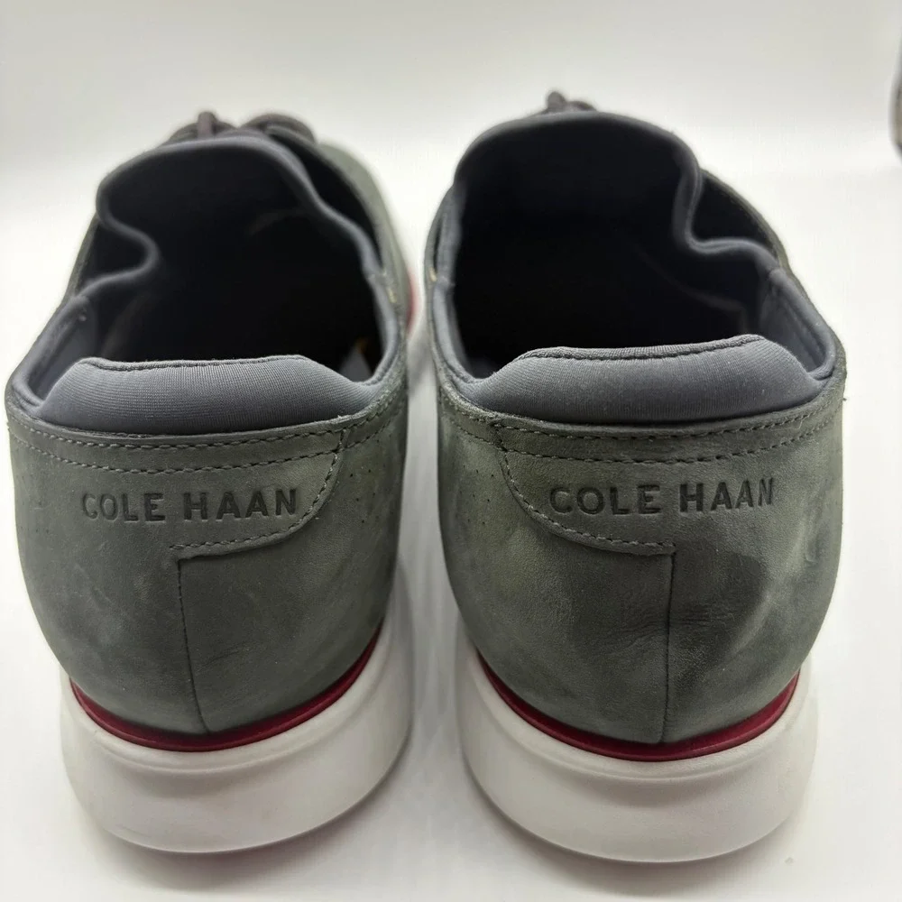 Cole Haan 2.Zerogrand Laser Wingtip Oxford Grey Nubuck Mens 11 M